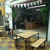 tables at Aether in Tijuana