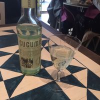 cucumber lemonade at GustaV in Salzburg