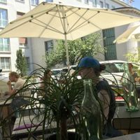 Outside seating   at GustaV in Salzburg