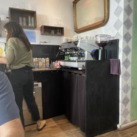 Set up well for coffee😊  at GustaV in Salzburg