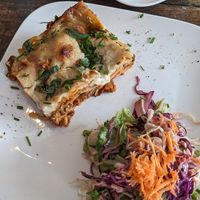 Lasagne (was the main dish of that day) at GustaV in Salzburg