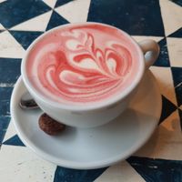 Bio Rüben Latte at GustaV in Salzburg