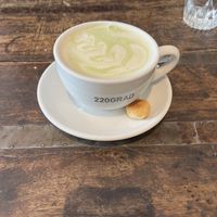 Matcha Latte  at GustaV in Salzburg