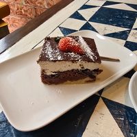 Donauwelle als Kuchen des Tages at GustaV in Salzburg