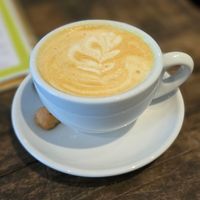 Kurkuma Latte at GustaV in Salzburg