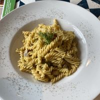 Special of the day: Mac’n’cheeze with mushrooms - very tasty but small at GustaV in Salzburg