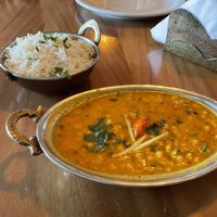 Chana dal with mahni, basmati rice  at Punjabi Indian Cuisine in Tijuana