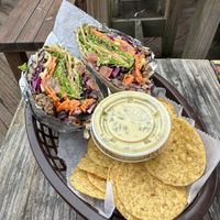 Vegan burrito #Veganuary at Stir it Up in St Augustine