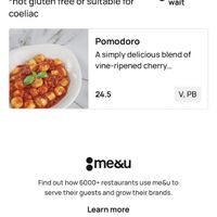 Vegan options  at Vapiano - Albert St in Brisbane