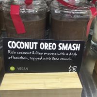 Vegan deserts  at Vapiano - Flinders Lane in Melbourne