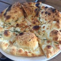 garlic pizza at Vapiano in Mount Gravatt