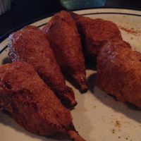 vegan chicken wings (dry rub only) at Smoke and Barrel in Washington