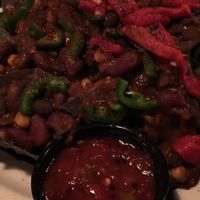 BBQ nachos - veganized at Smoke and Barrel in Washington