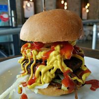 badass American burger at Soul Burger in Randwick