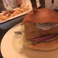 Fish burger at Soul Burger in Randwick
