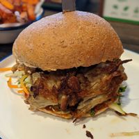 Fake chicken burger at Soul Burger in Randwick