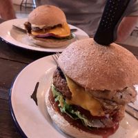 Chicken burger + Sydney sider at Soul Burger in Randwick