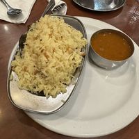 Lemon rice  at Mayuri Indian Cuisine in Surrey