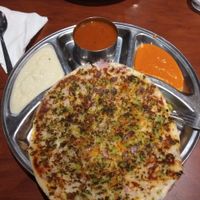 Vegetable utappam at Mayuri Indian Cuisine in Surrey