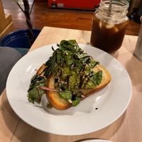 avo toast sitting pretty   at Sweet Release in Wellington