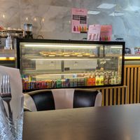 Counter at Village Pizza in Surbiton