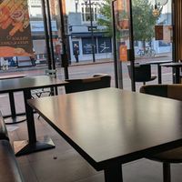 Seating at Village Pizza in Surbiton