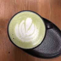 Latte art is on point here at Veggie Box in St Petersburg