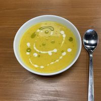 Pumpkin soup  at Veggie Box in St Petersburg