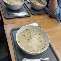 Miso soup at Veggie Box in St Petersburg