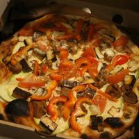 packed pizza(vegan hardcore 500g)-about 350Rub at Veggie Box in St Petersburg