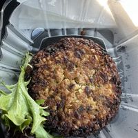 Sunshine burger  at Tiger Lily Cafe in Port Jefferson