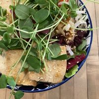 My first ever poke bowl, and it was great!  at Gabriel's Cafe in Nanaimo