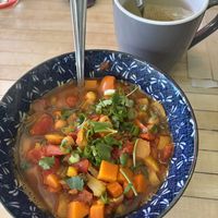 African stew  at Gabriel's Cafe in Nanaimo