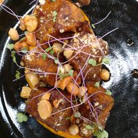 Roast pumpkin, maple macadamia at The Independent in Gembrook