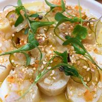 Palmito - palm heart ceviche at The Independent in Gembrook