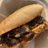 Cheesesteak at Homegrown Smoker in Portland