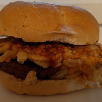 Lone Star Burger at Homegrown Smoker in Portland