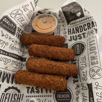 Mozzarella sticks $8  at Homegrown Smoker in Portland