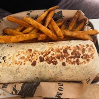 Mac and cheese burrito   at Homegrown Smoker in Portland