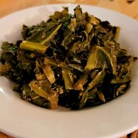 Collard greens #Veganuary at Homegrown Smoker in Portland