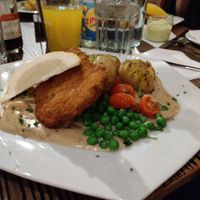 Schnitzel at Blackbird in Gothenburg