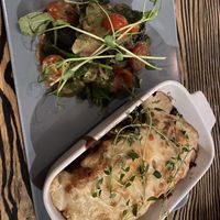 The lasagne which was very good!  at Blackbird in Gothenburg