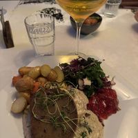 Seitan dish  at Blackbird in Gothenburg