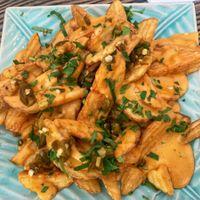 Crispers with cheese sauce & jalepeno's at Blackbird in Gothenburg