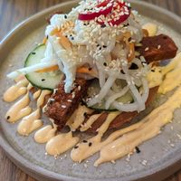 Ban mi waffle at Blackbird in Gothenburg