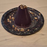 Orange praline at Blackbird in Gothenburg