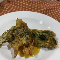 The best vegetable fritters in the world  at Vegan Khunnay in Koh Samui