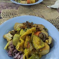 Buffet at Vegan Khunnay in Koh Samui