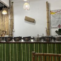 The different foods to choose from  at Vegan Khunnay in Koh Samui