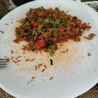Thai-Style fried rice at Vegan Khunnay in Koh Samui